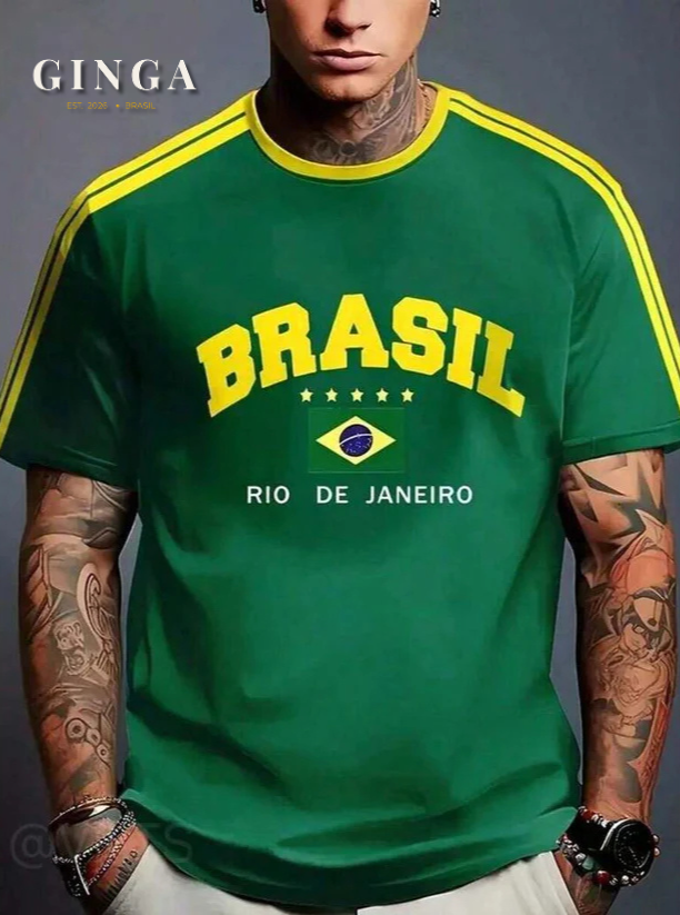 Oversized — Camisetão Rio Canarinho