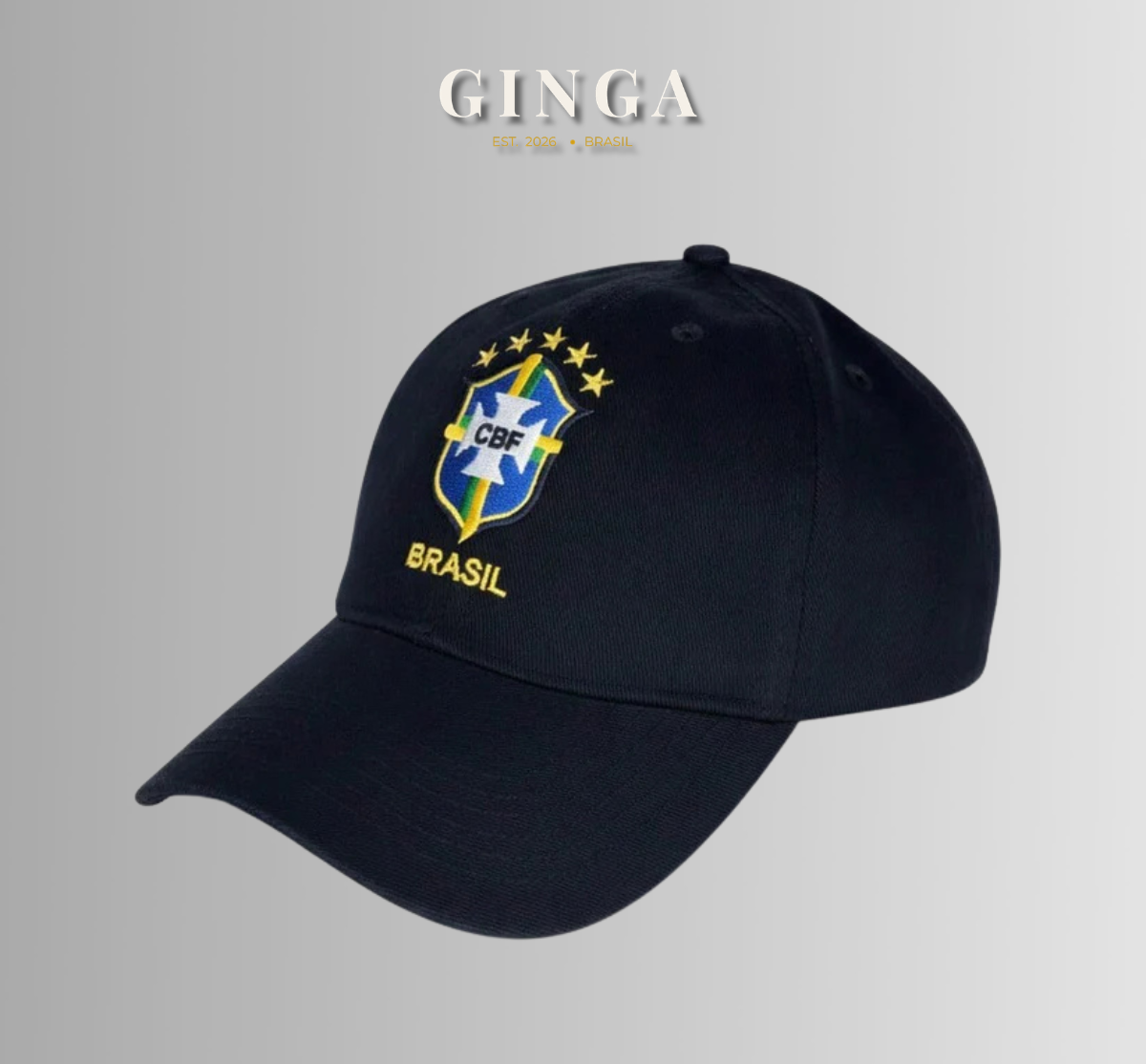 GINGA — Boné Escudo Brasil