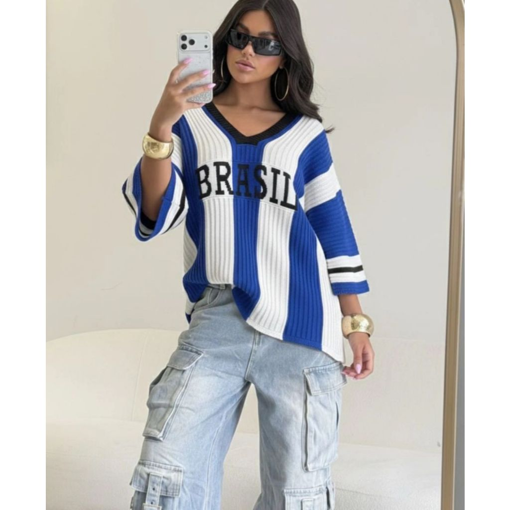 Garota de Ipanema — Oversized Tricot Canarinha