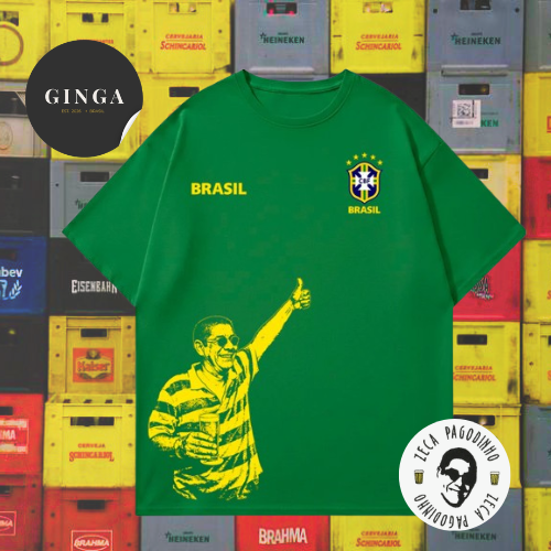 Brasilidades — Camisetão Deixa a Vida Me Levar