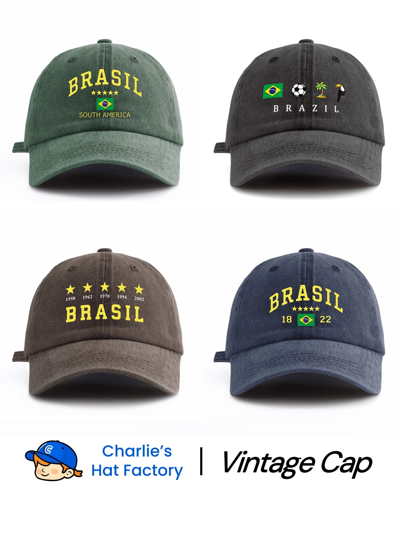 GINGA - Boné Brasil Aesthetic