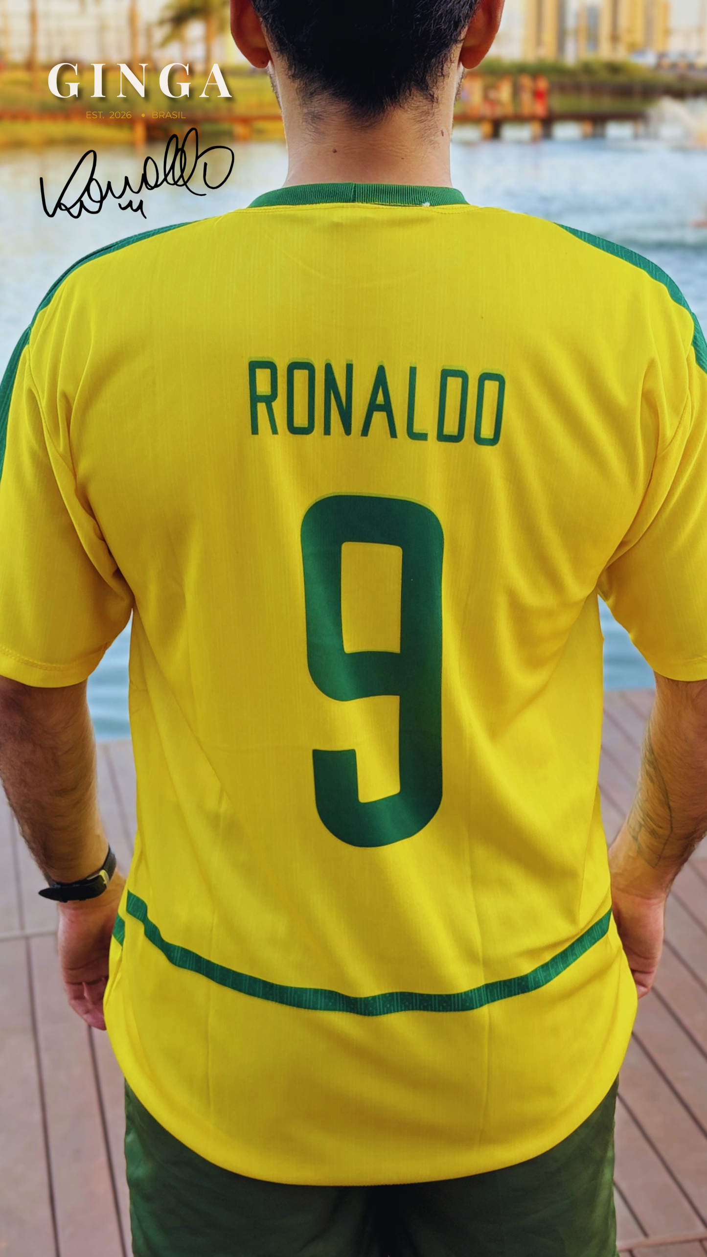 Camisa R9 — Final 2002 (Réplica exata)