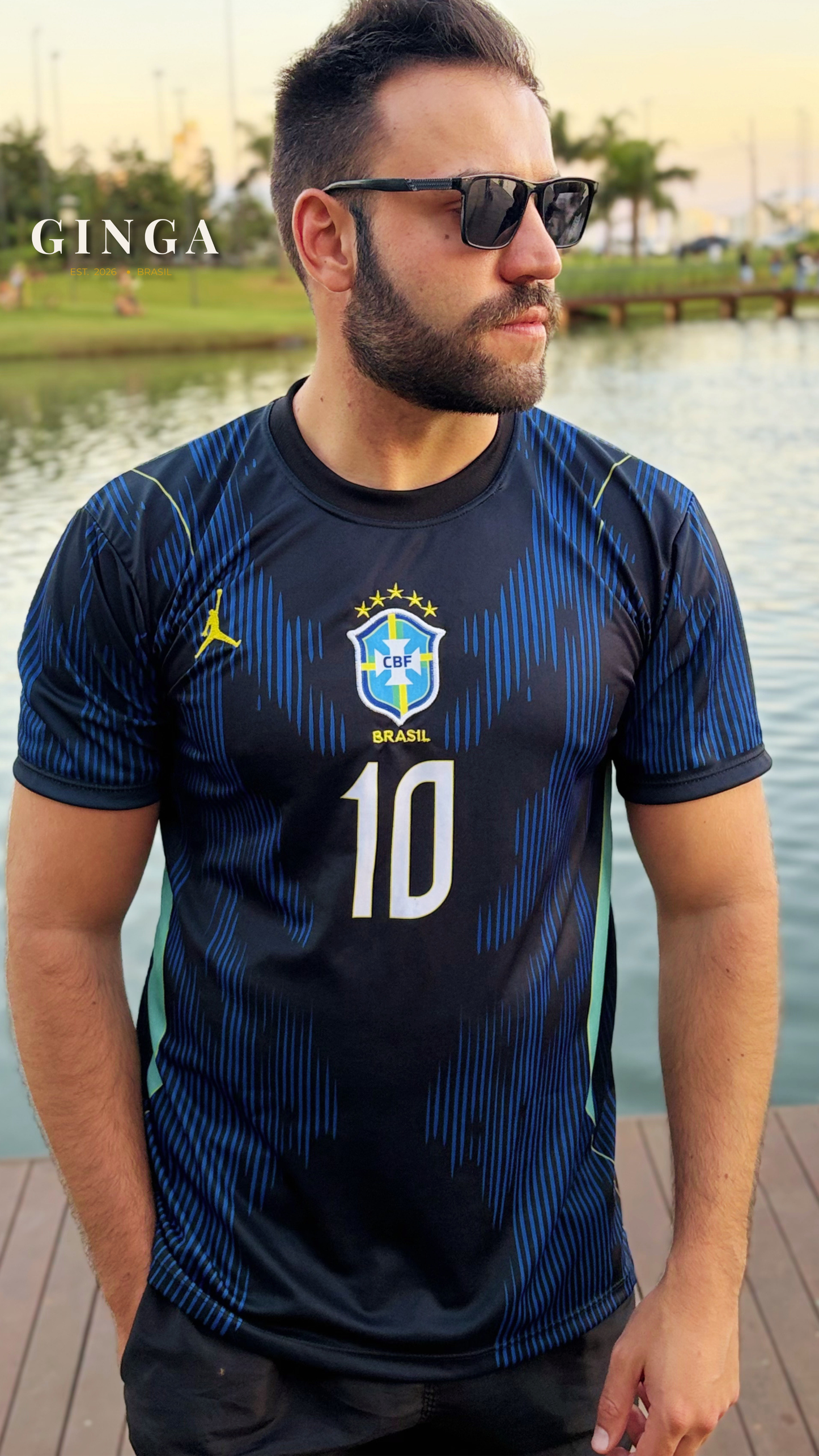 Ginga Especial — Réplica Premium Jordan x Brasil 2026