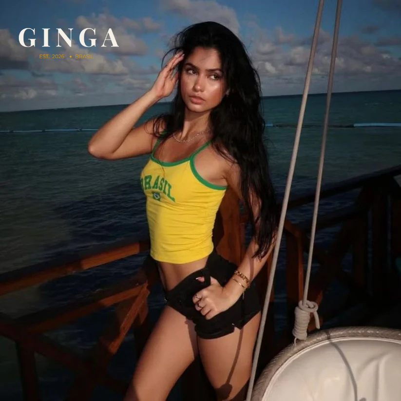 Garota de Ipanema — Regata Verde & Amarelo Brasil