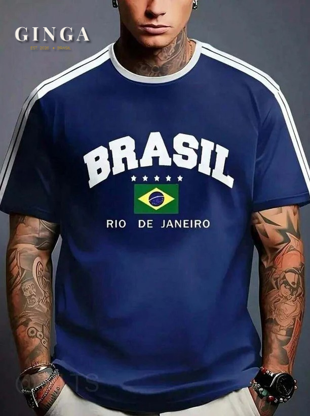 Oversized — Camisetão Rio Canarinho