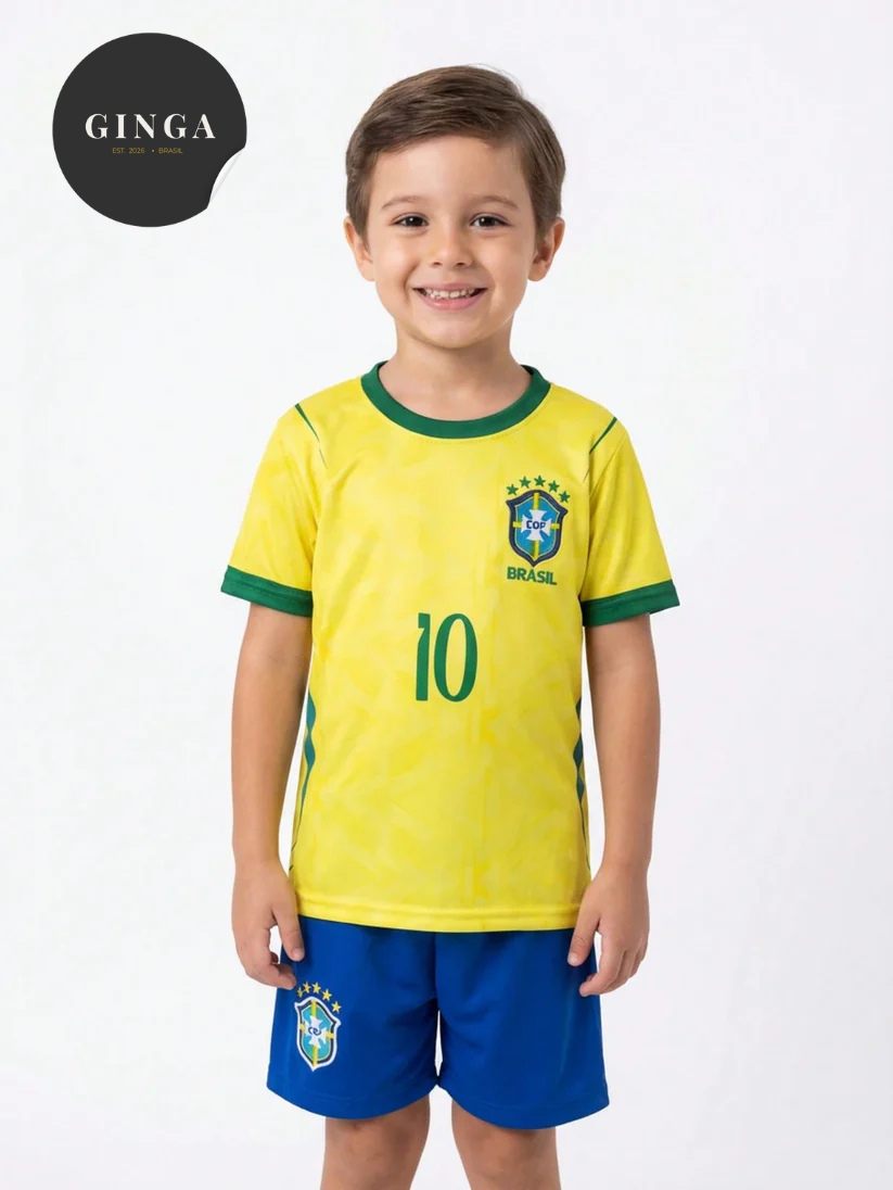Kids — Conjunto Infantil Seleção Brasileira Número 10