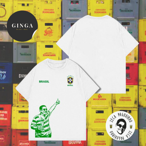 Brasilidades — Camisetão Deixa a Vida Me Levar