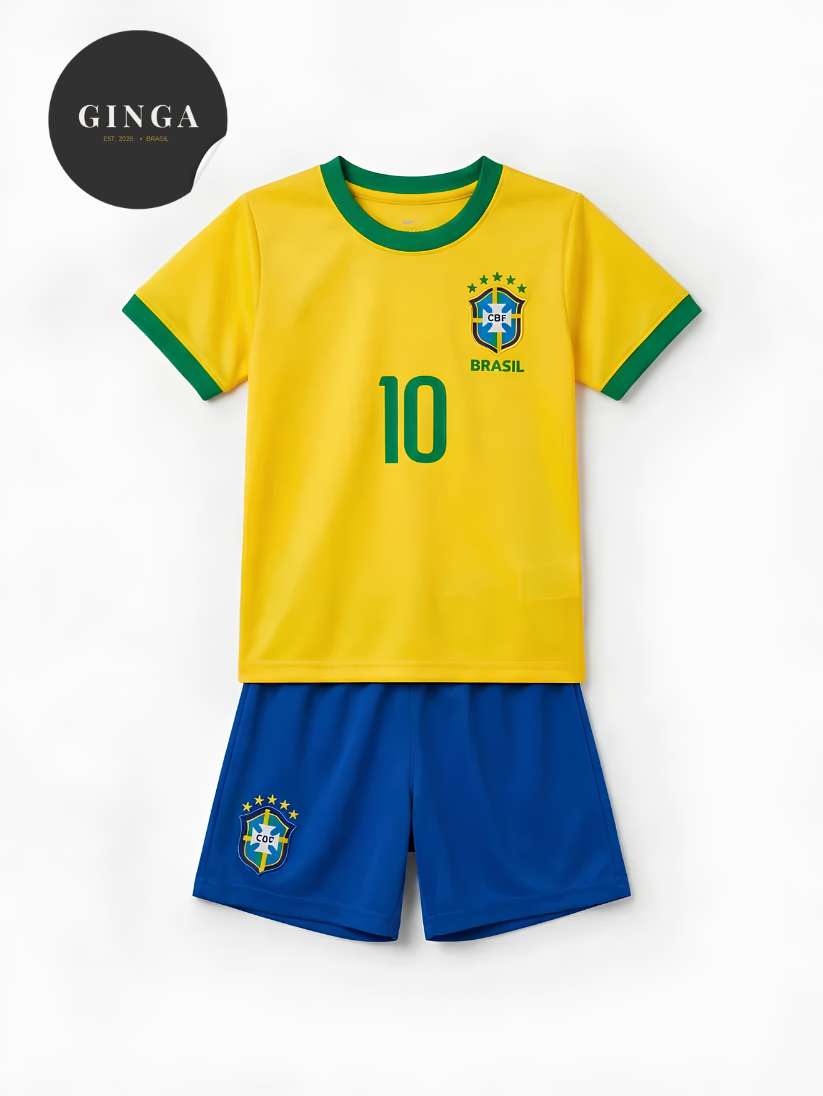 Kids — Conjunto Infantil Seleção Brasileira Número 10