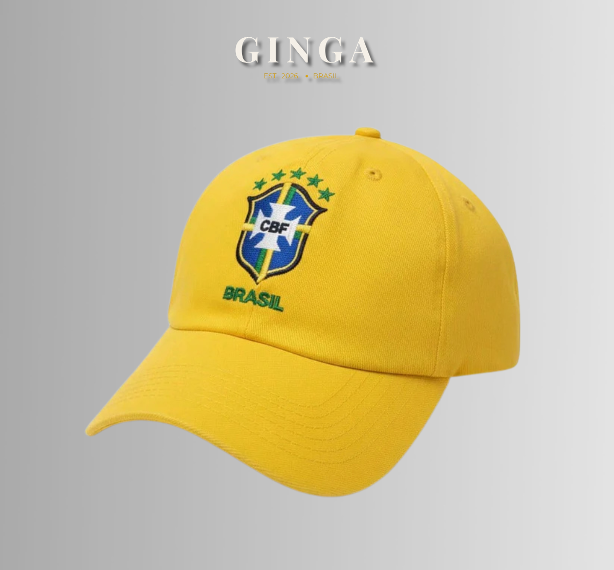 GINGA — Boné Escudo Brasil