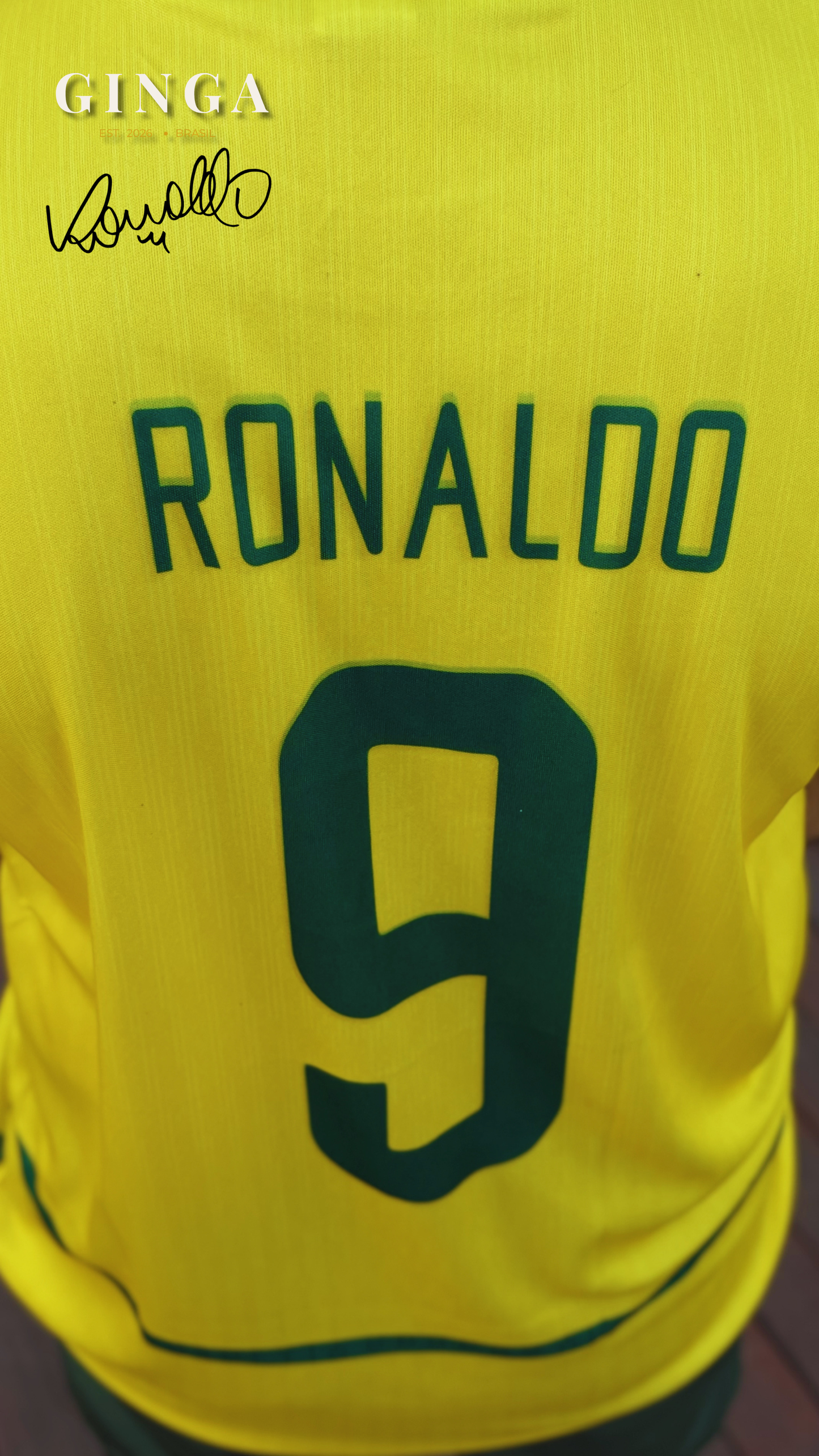 Camisa R9 — Final 2002 (Réplica exata)