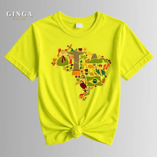 Camiseta Feminina - Viagem Pelo Brasil