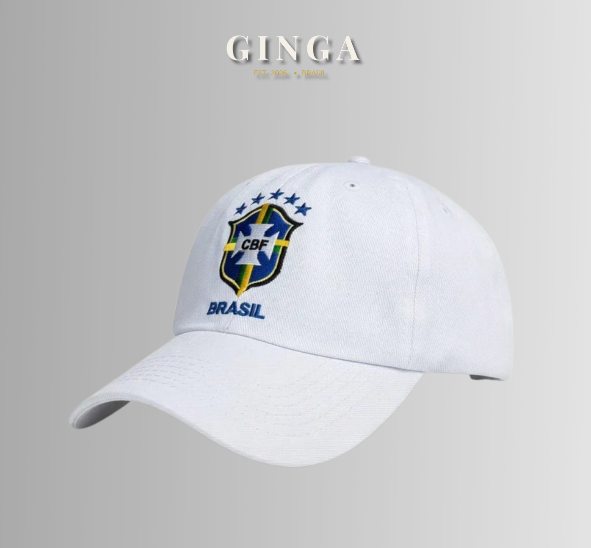 GINGA — Boné Escudo Brasil