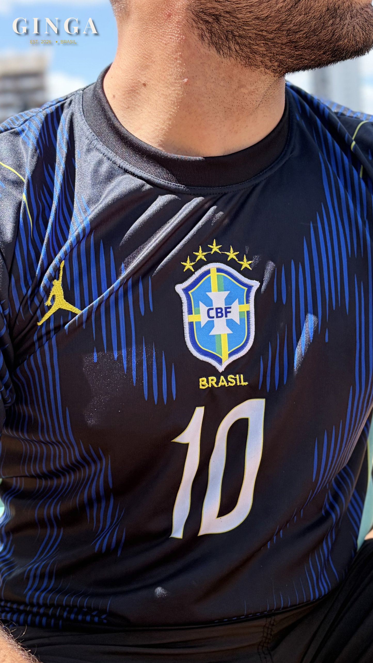 Ginga Especial — Réplica Premium Jordan x Brasil 2026
