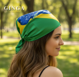 Bandana Bandeira do Brasil