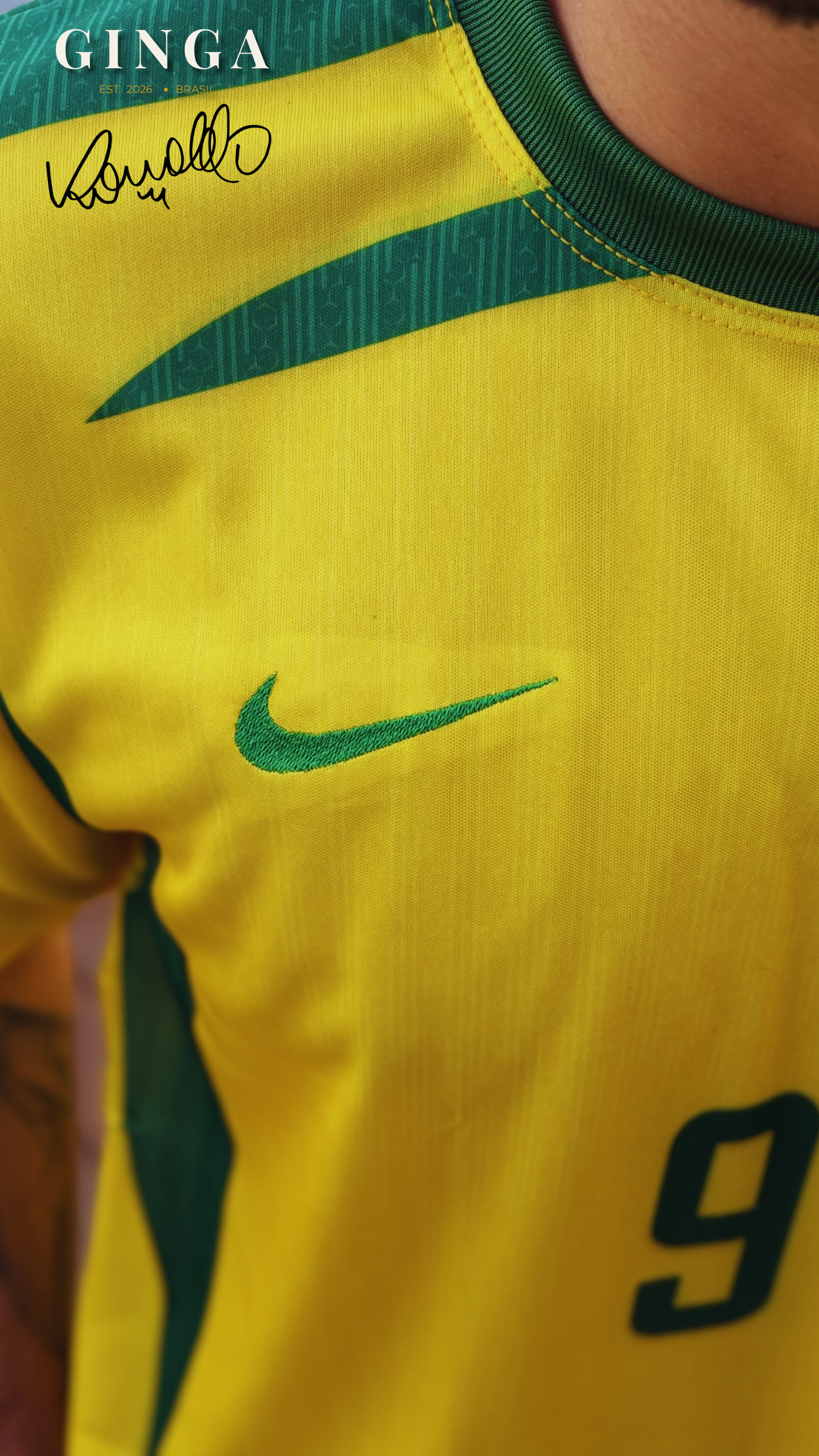 Camisa R9 — Final 2002 (Réplica exata)