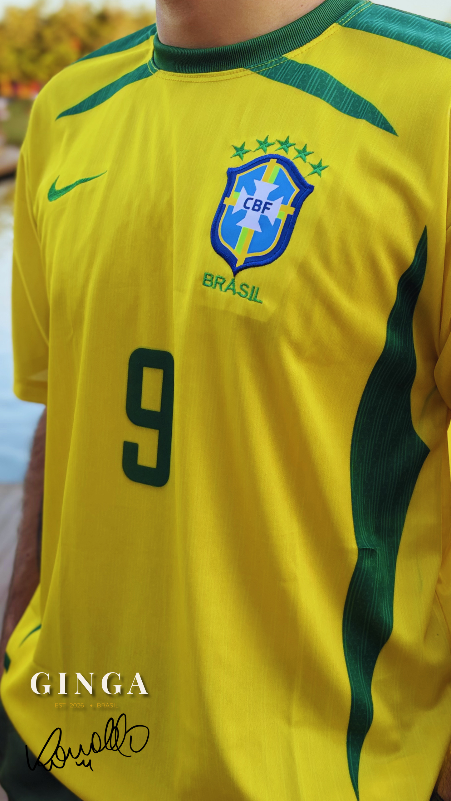 Camisa R9 — Final 2002 (Réplica exata)