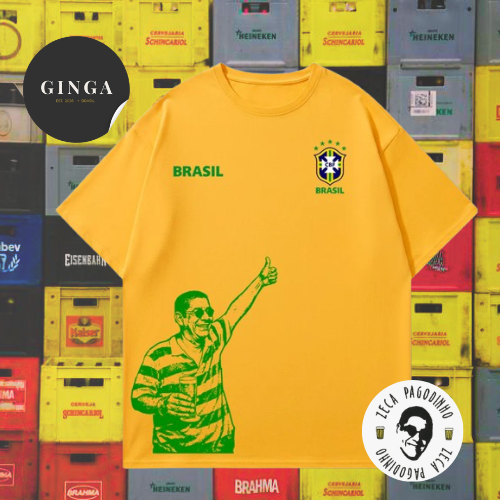 Brasilidades — Camisetão Deixa a Vida Me Levar