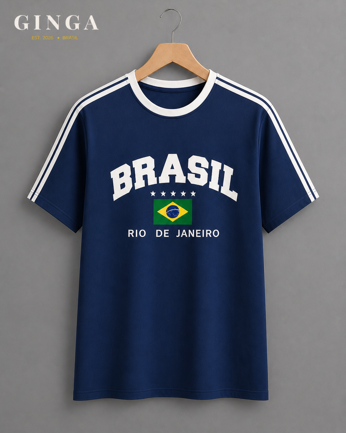 Oversized — Camisetão Rio Canarinho